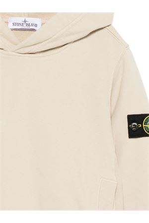 felpa in cotone beige STONE ISLAND KIDS | K2S166100004S0A20V0095